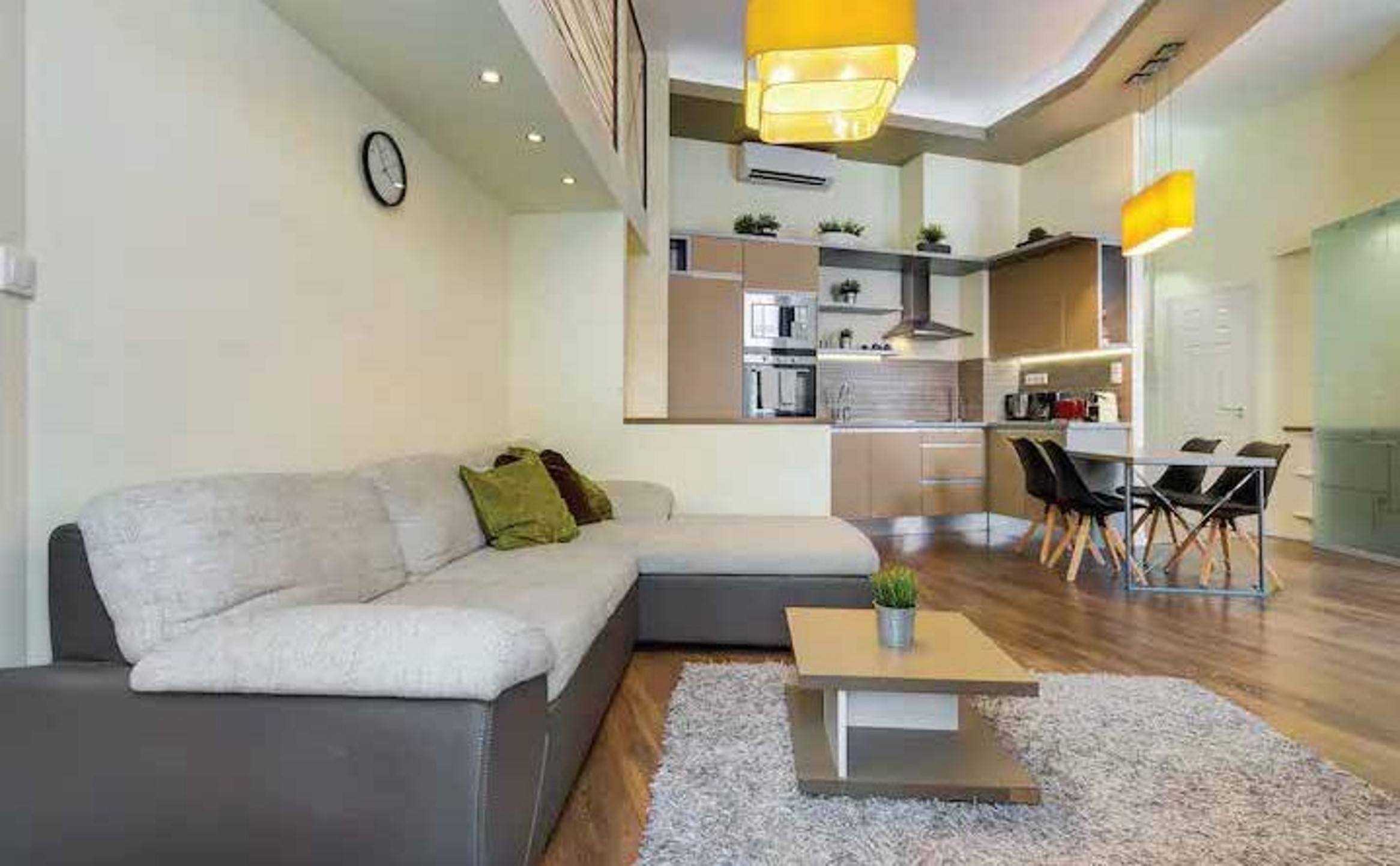 Phối cảnh ngoại thất tòa nhà căn hộ hiện đại